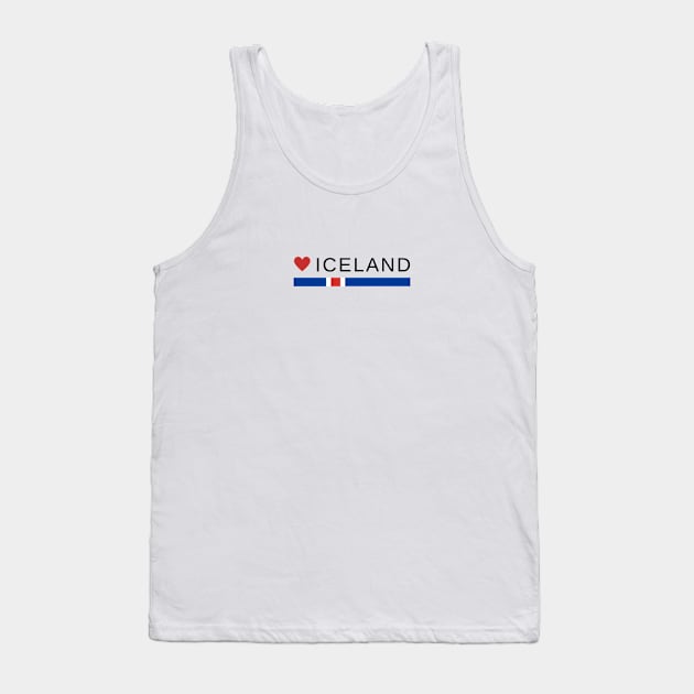 LOVE Iceland Tank Top by icelandtshirts